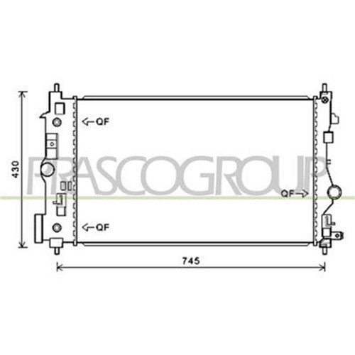 Radiatore per opel vauxhall - per, opel/vauxhall