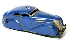 Vecchia Auto Blech Schuco Blu