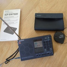 SONY ICF-SW7600 Radio Transistor LW/MW/SW Stereo PLL synthesized receiver vgc