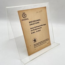 BBG Aratro A Dischi B490 - B490/1 Manuale Operativo Funzionamento Manutenzione