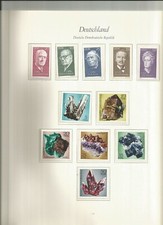 GERMANIA DDR  1972/77 COLLEZIONE COMPLETA  NUOVA**  IN ALBUM BOREK TUTTE LE FOTO