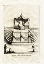 Stampa antica-SEDIA DI RE