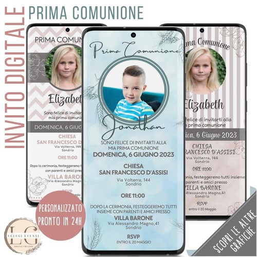 Invito digitale prima - invito,