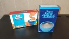 Colussi Perugia Gran Turchese Sorpresina rara,clessidra latte e biscotti.anni 80