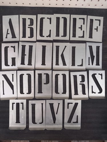 Set stampini lettere - , in