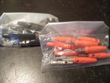 Lotto 10 Connettori banana: 5 rosso + 5 nero diametro 4mm 16A Hirschmann