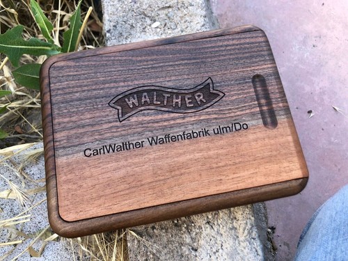 Walther ppk scatola legno - ppk/s, in