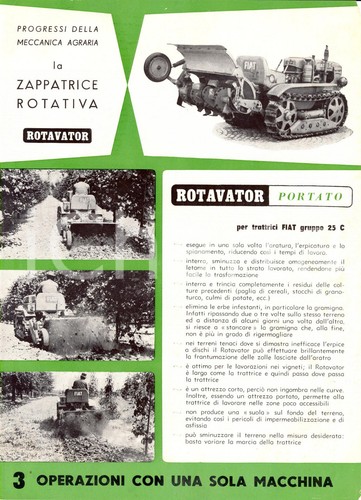 1955 zappatrice rotativa - 1955, ca