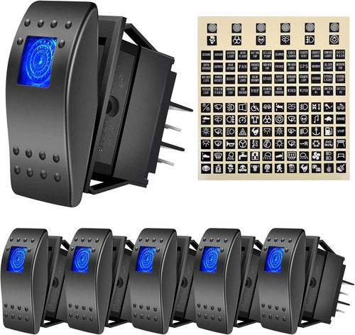 6pcs interruttori bilanciere - interruttori,