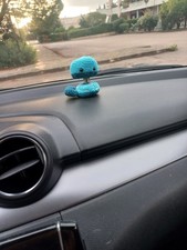 Pupazzetti A Molla Per Cruscotto Auto Realizzati A Mano All'uncinetto