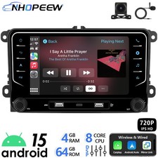 Autoradio 4+64GB Android 15