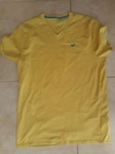 lotto 1103b maglia maglietta gialla uomo T-shirt Hollister tg. L