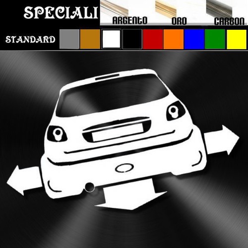 Adesivo sticker peugeot - adesivo, 206
