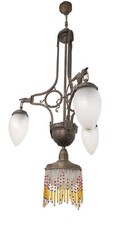 Lampadario art noveau - lampadario,