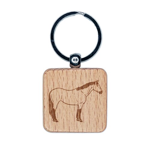 Charm portachiavi quadrato