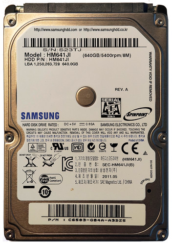 Samsung spinpoint hm641ji - samsung,