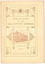 1912 MILANO Istituto GONZAGA -