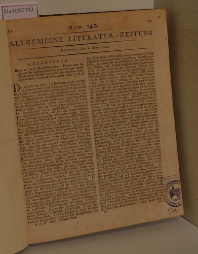 Allgemeine literatur zeitung - allgemeine, literatur-zeitung