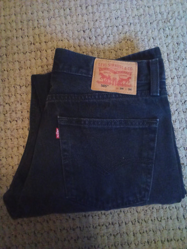Jeans levi 505 34w - x, nero