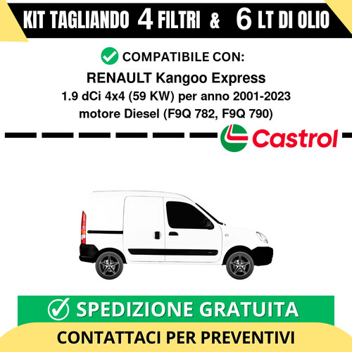 Tagliando per renault - per, kangoo