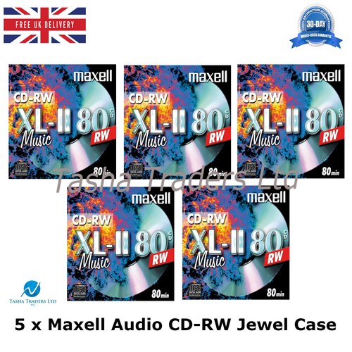 Maxell audio rw jewel - maxell, cd-rw