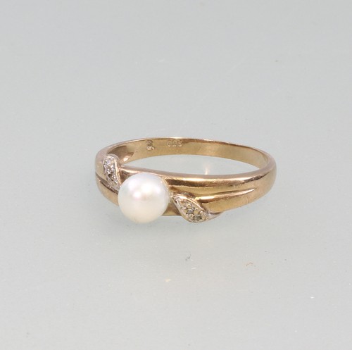 Anello oro 333 con - anello, perla