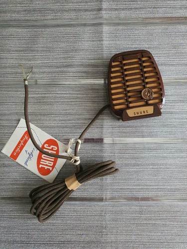 Shure cx80 microfono - shure, d'epoca