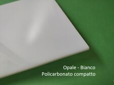 Policarbonato COMPATTO OPALE (bianco) spessore 2, 3, 4, 5 mm. Protetto UV.