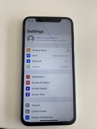 Apple iphone 256gb - x,