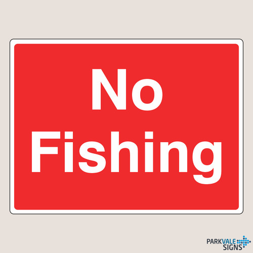 Insegna pesca sicurezza - no,