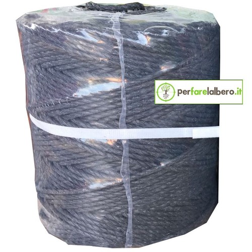 Cordetta polipropilene nera - cordetta, 3