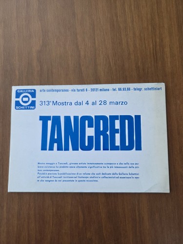 Tancredi 313 mostra galleria