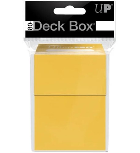 Ultra pro deck box - ultra, yellow