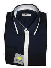 camicia uomo slim fit manica