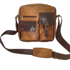 BORSELLO A TRACOLLA IN PELLE VINTAGE STAFF/MINI -VINTAGE 🇮🇹 MADE IN ITALY 🇮🇹