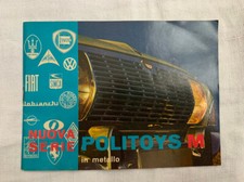 CATALOGO NUOVA SERIE POLITOYS-M PRIMA EDIZIONE