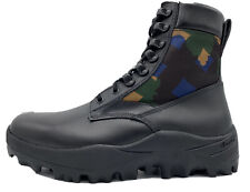 Stivali MCM neri e in pelle mimetica $625 taglia US 8, EU 41, Made in Italy