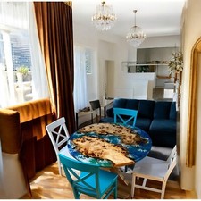 Tavolino da caffè rotondo in