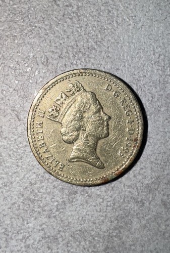 Moneta one pound 1993 della - pound,