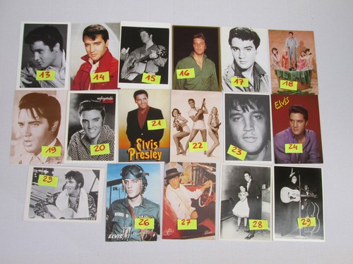 Elvis presley cartolina 10 - cm,