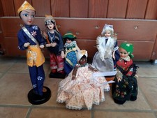 Lotto 6 bamboline vintage