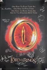 Lord of the Rings Cast Signed