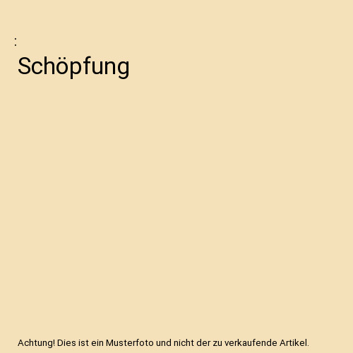 Schöpfung