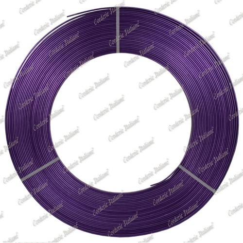 Filo alluminio piatto viola 5 - alluminio, viola,