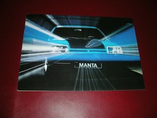 OPEL MANTA GTE DESCRIZIONE  BROCHURE  -OTTIME CONDIZIONI VEDI FOTO