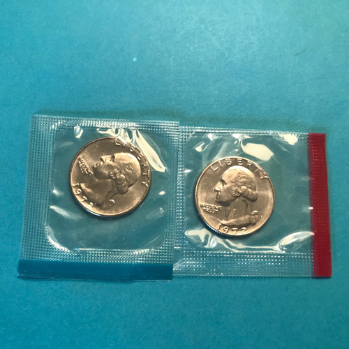 1972 washington quarters - 1972, p&d