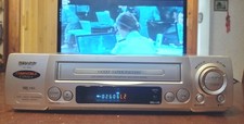 SHARP VC-M35 VIDEOREGISTRATORE VHS 4 TESTINE REVISIONATO CON TELECOMANDO 