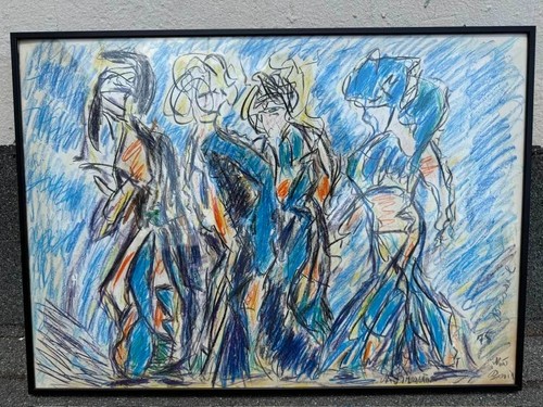 Quadro tela artista - tela,
