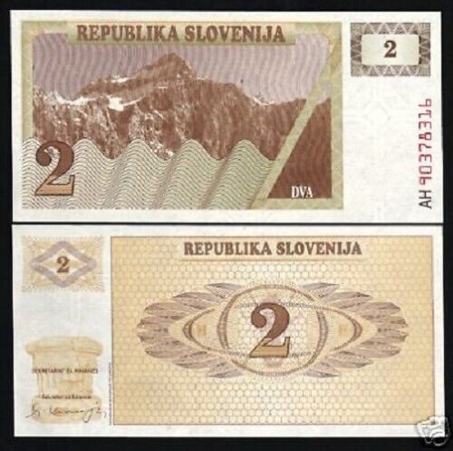 Slovenia tolarjev 2 1990 - slovenia,