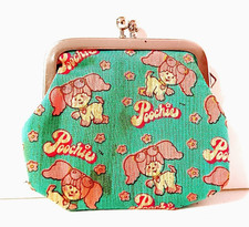 POOCHIE 1982 Mattel italy borsellino portamonete a clip in stoffa loose